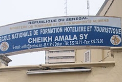 Logo officiel Ecole Nationale de Formation Hôtelière et Touristique Cheikh Amala Sy